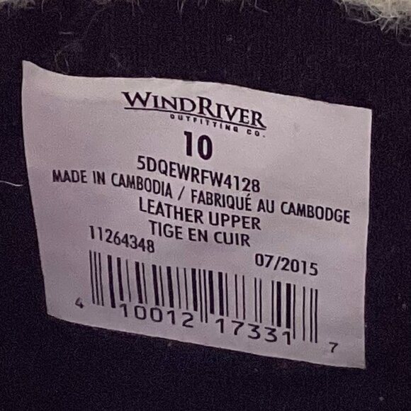 WindRiver T-max 400 Tarantula Women's Size 10 Leather Boots Anti-Slip Waterproof - Picture 10 of 10